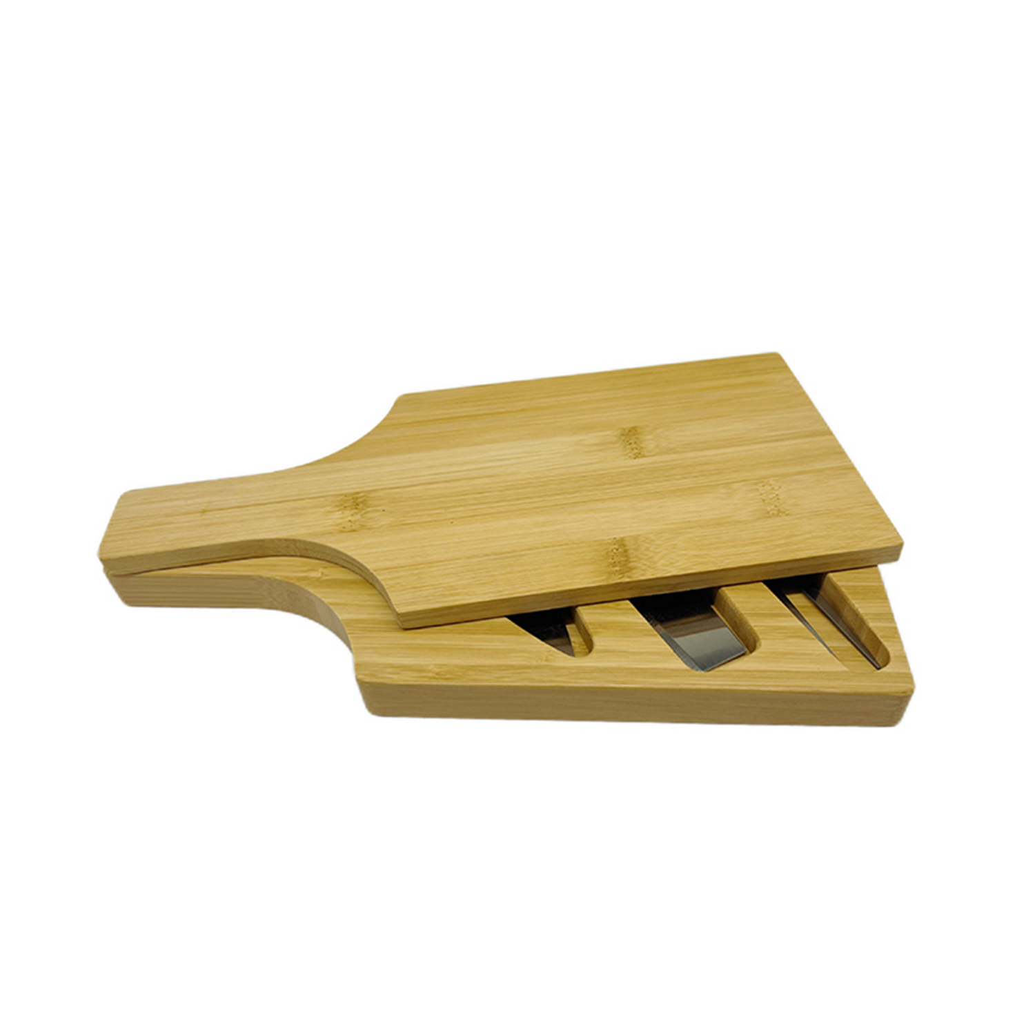 5 Piece Bamboo serving Wine & Cheese Cutting Board Set 2