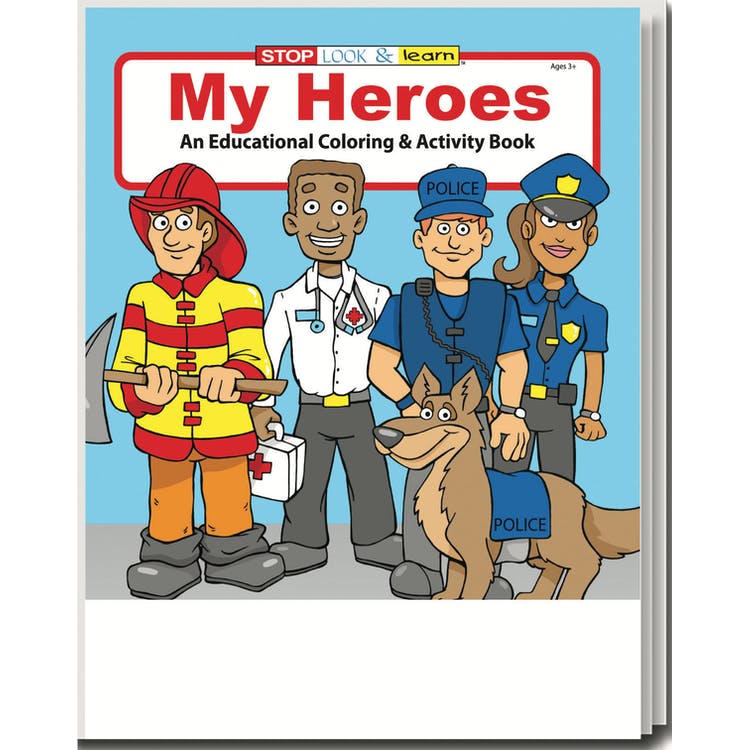 My Heroes Coloring & Activity Books - 16 Pages Ages 3-11 2