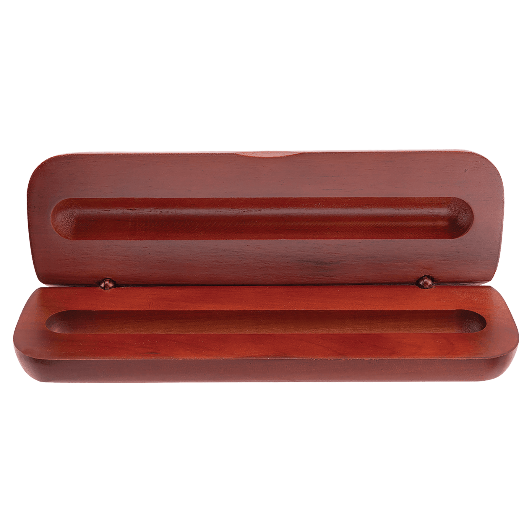 6 3/4" x 2 1/8" Rosewood Finish Pen Case (Case only, pen not included) 1