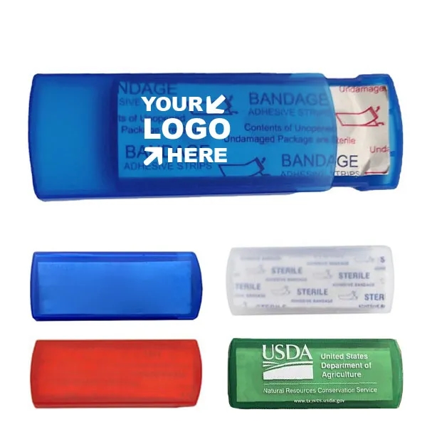 Imprinted Plastic Bandage Dispenser 2