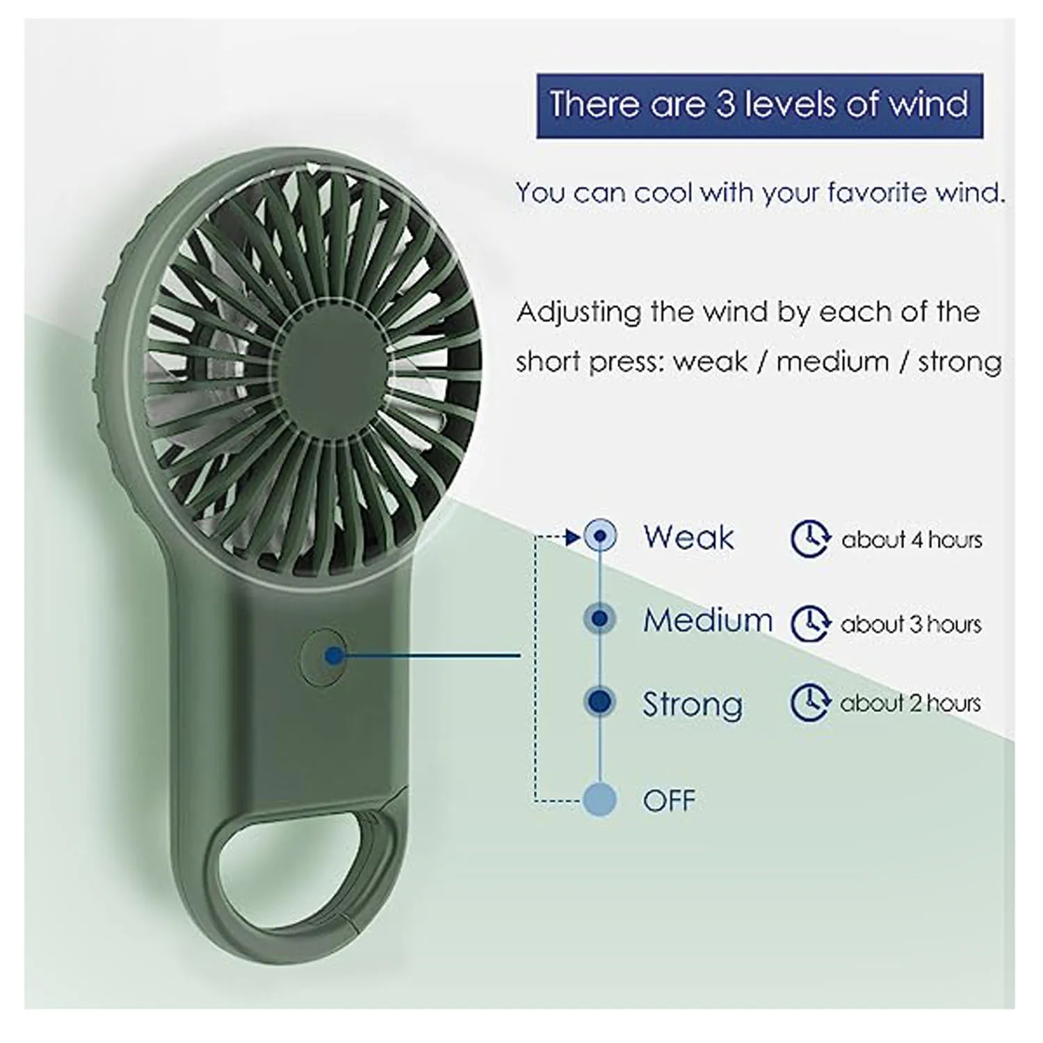 Mini Fan Usb Portable Hand-Held Fan 2