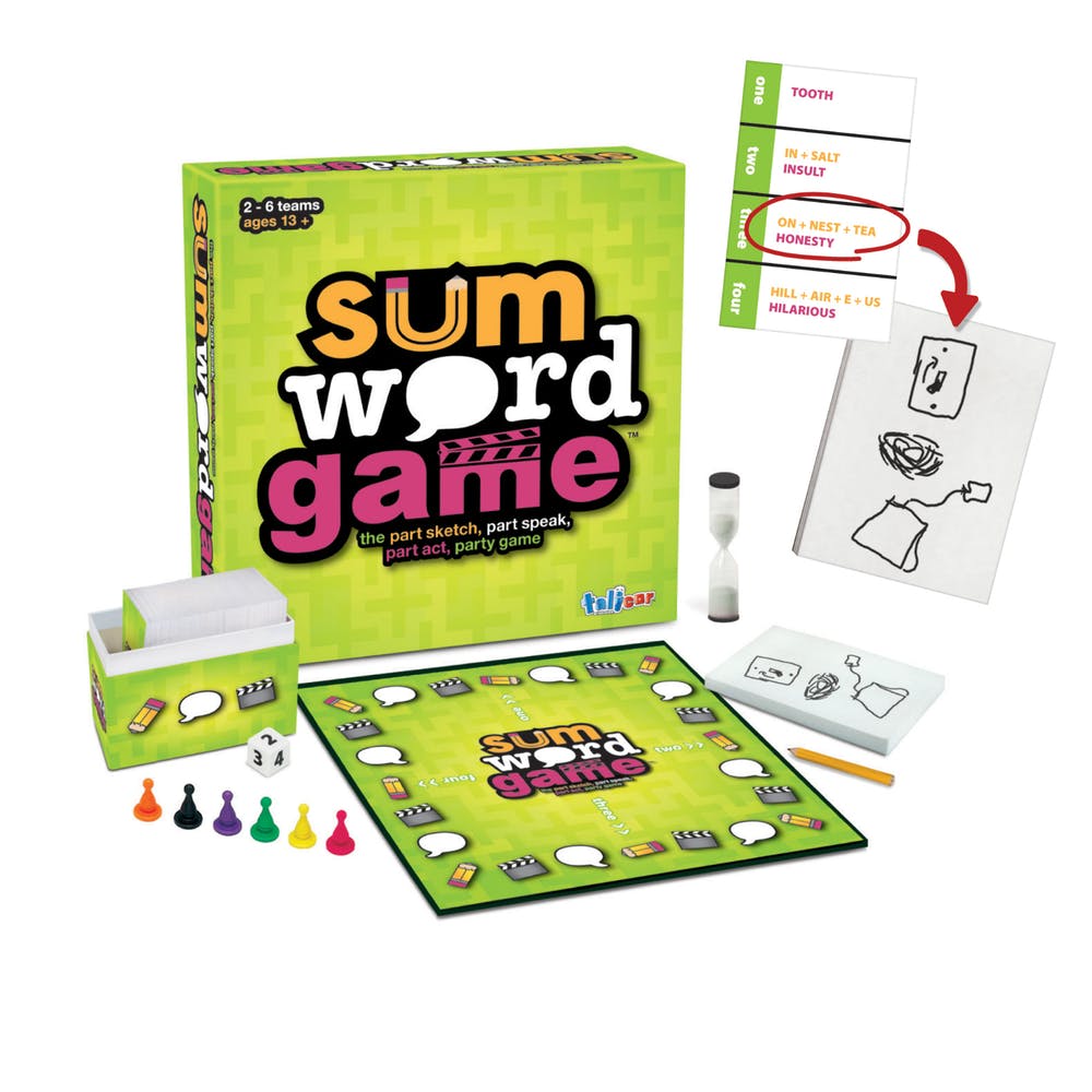 Sum Word Games - Charades 2-6 Players Ages 8+ 2