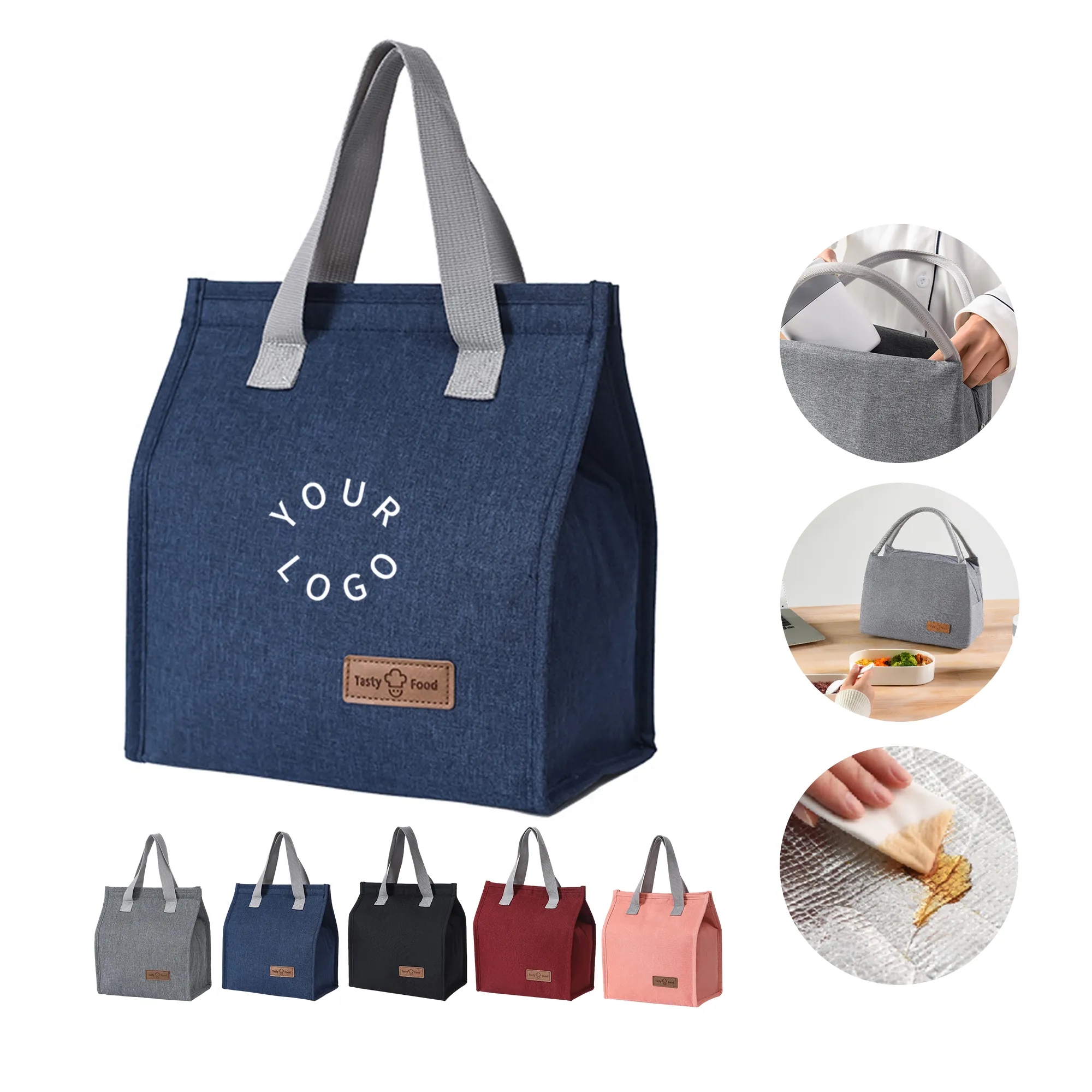 Durable Insulated Lunch Bag with Spacious Interior 6