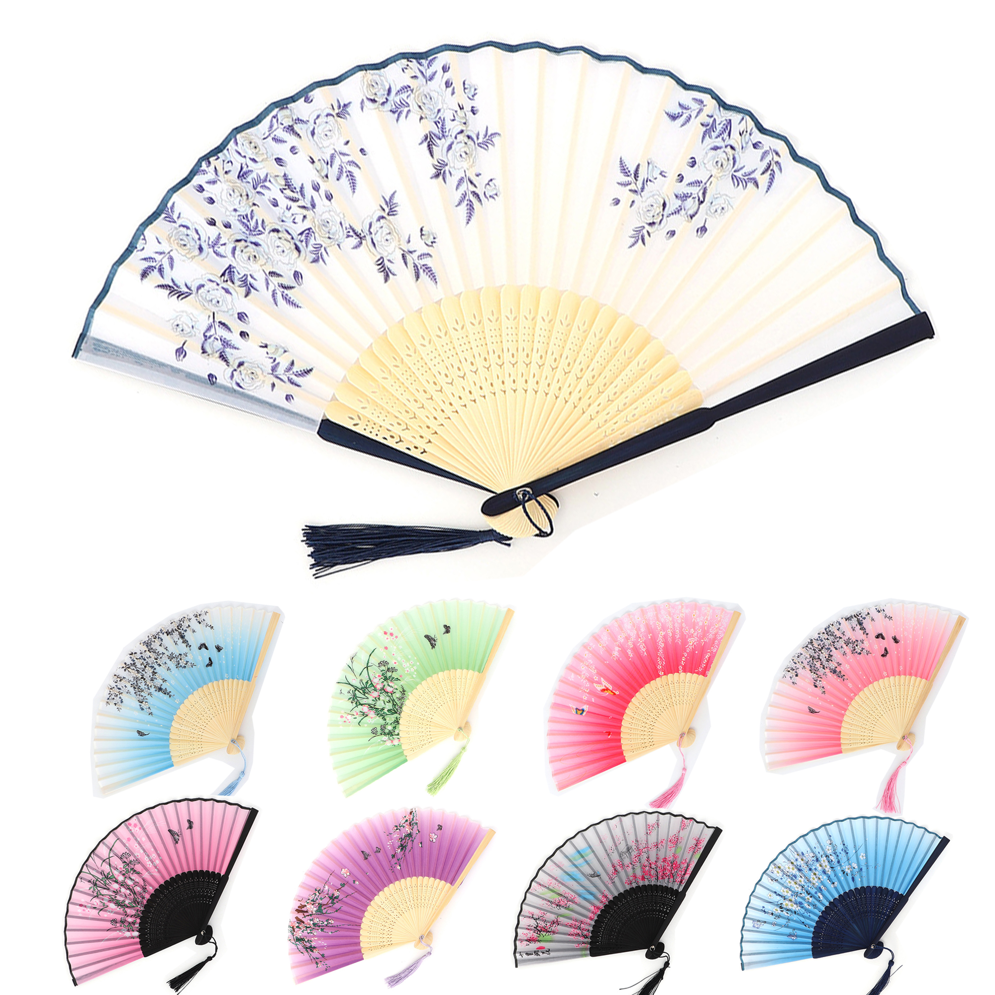 Folding Pocket Purse Hand Fan 2