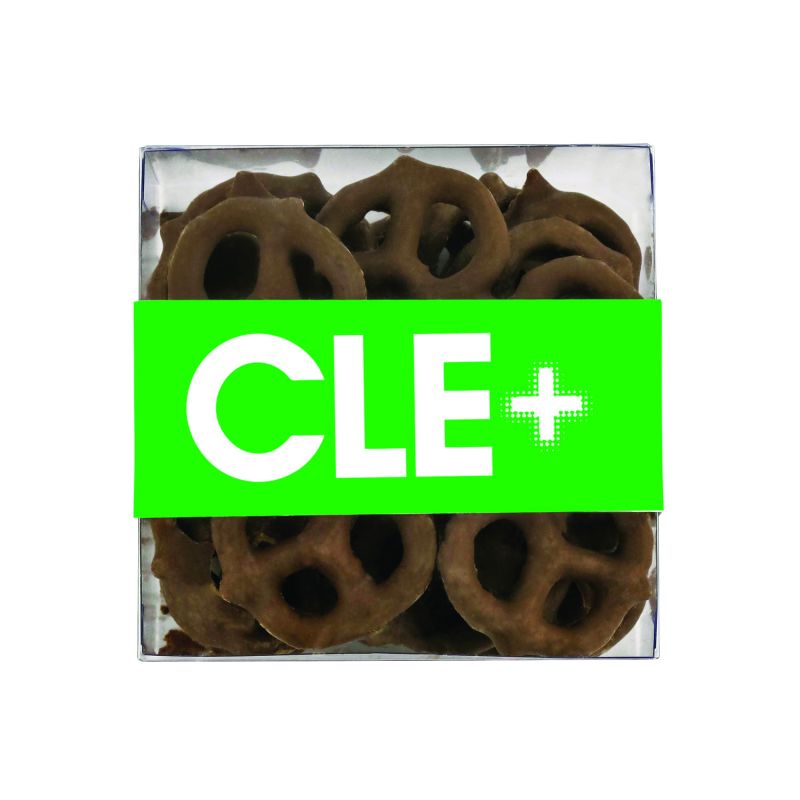Square Acetates - Milk Chocolate Mini Pretzels 1