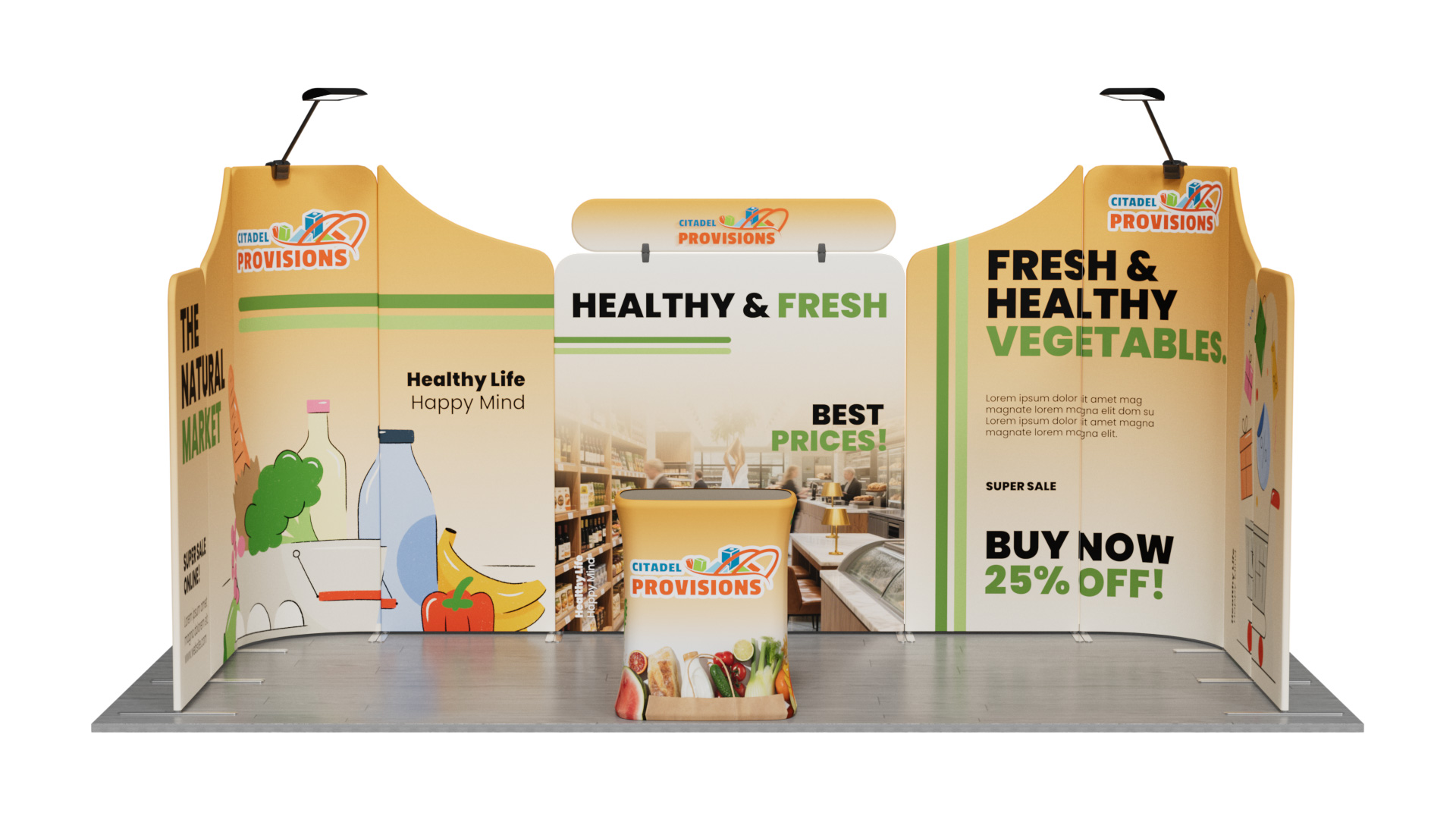 10'x20' Tradeshow Booth Kit - K Kit 6