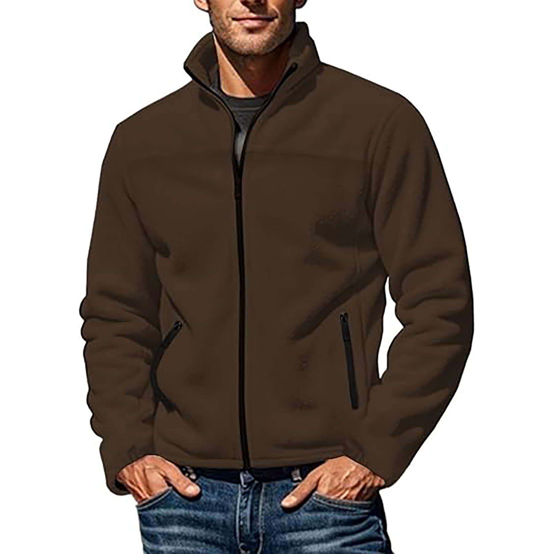Men's Stand Collar Jacket 7
