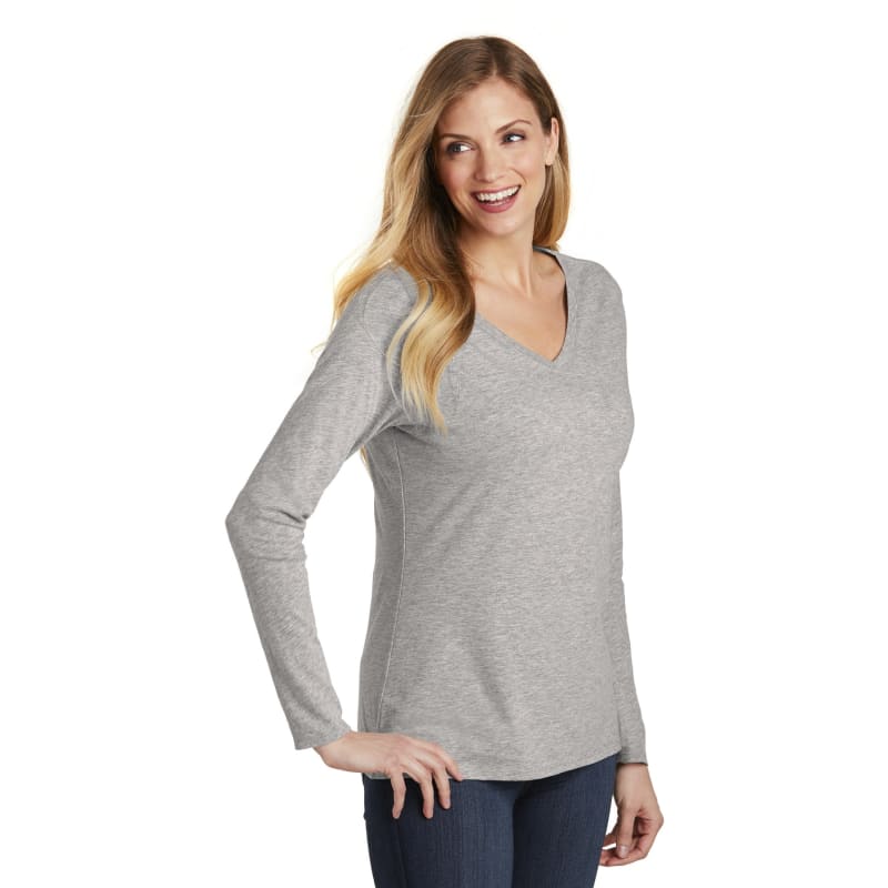 District Women's Very Important Tee Long Sleeve V-Neck. 29