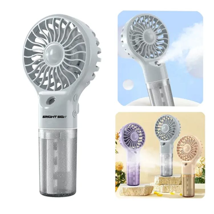 Mini Handheld Rechargeable Misting Fan 3