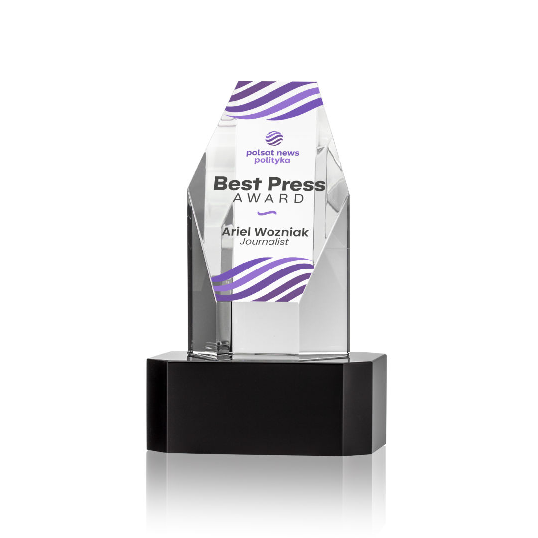Ashford VividPrint™ Award on Base - Black 15