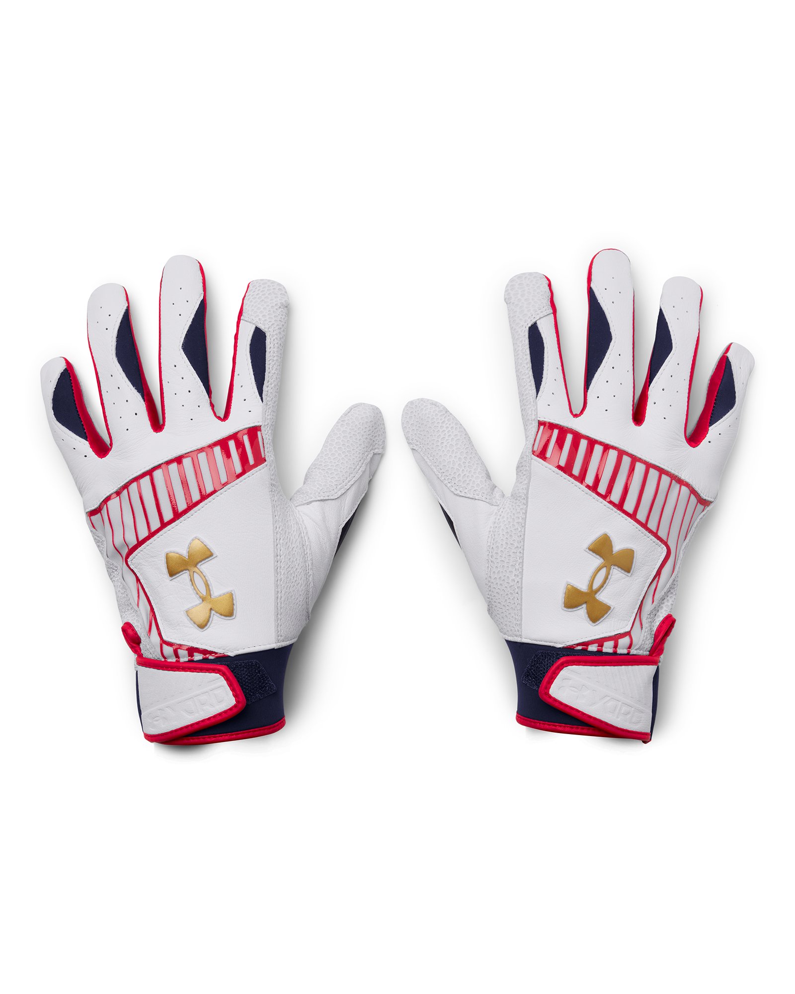 UA Yard 9 Stars  Stripes Men's Batting Gloves 2