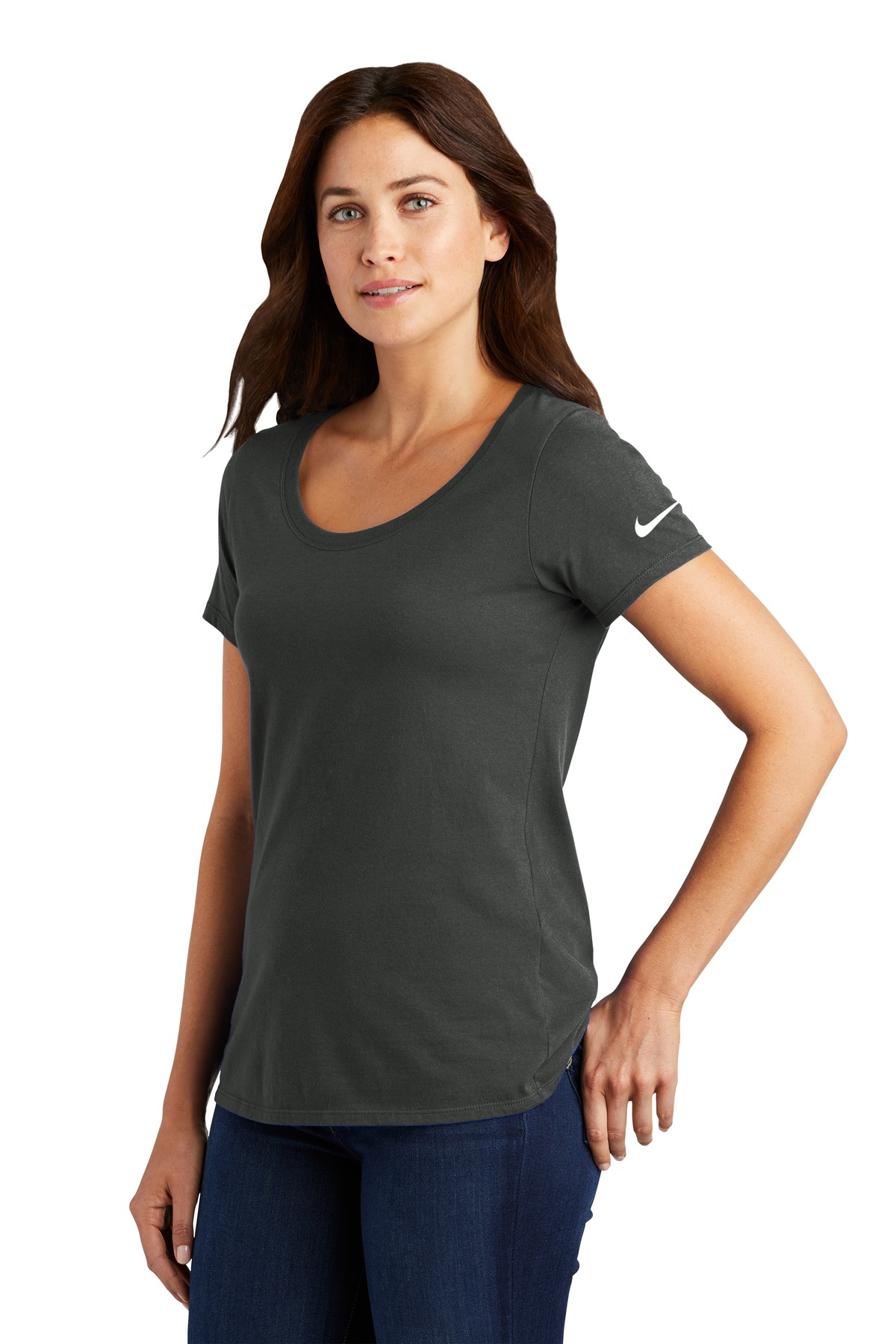Women's Dri-FIT Cotton/Poly Scoop Neck Tee
