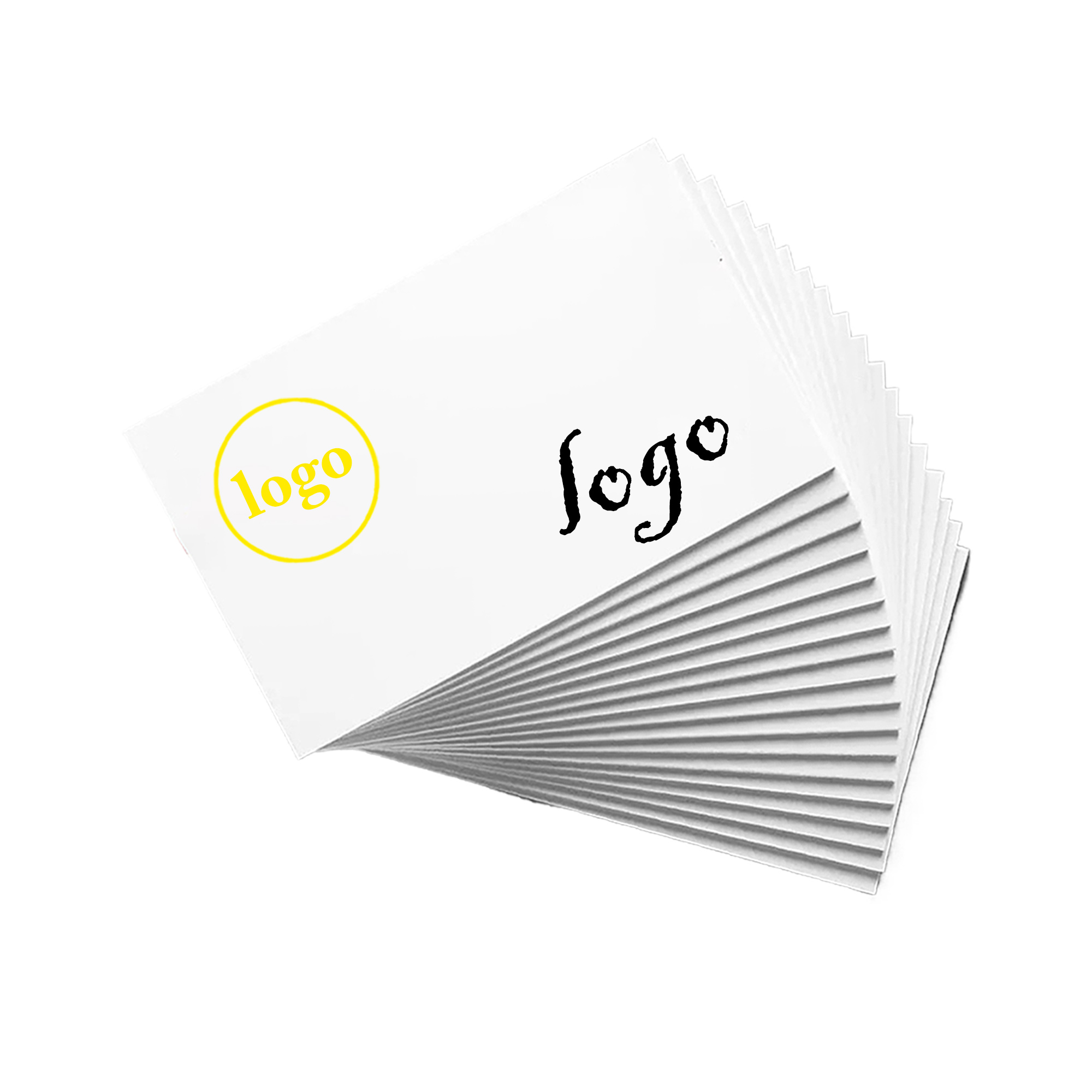 MOQ200 Foil Stamped Glossy Laminated Business Cards 300g 1