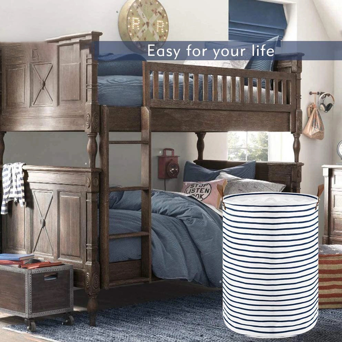 Freestanding Laundry Basket 6