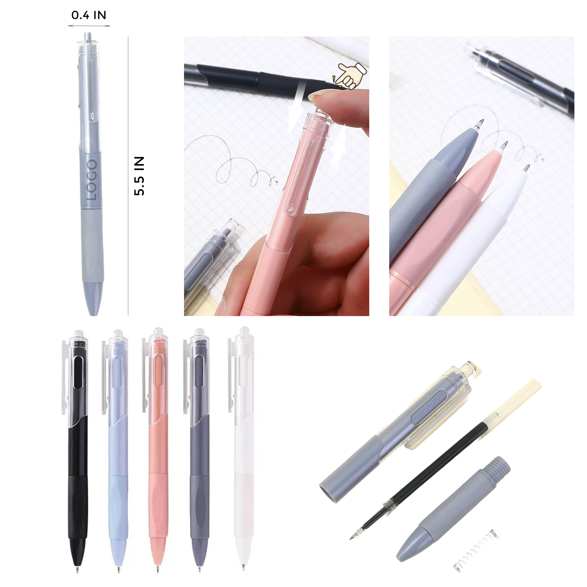 MOQ 10 PCS Click Ballpoint Pen 1