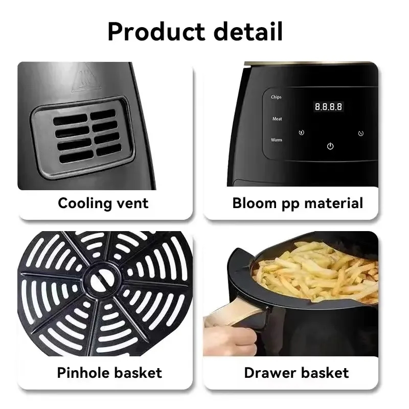 4.5L Intelligent Air Fryer 7