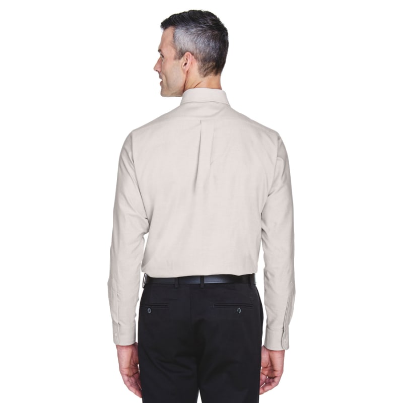 UltraClub Men's Classic Wrinkle-Resistant Long-Sleeve Oxford 18