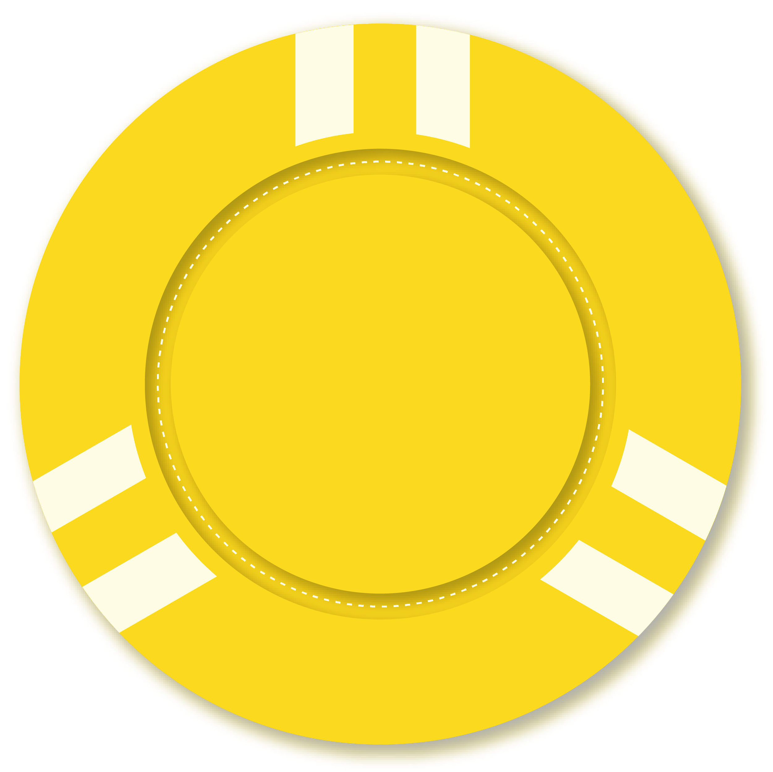6 Stripe 9g Poker Chips 10