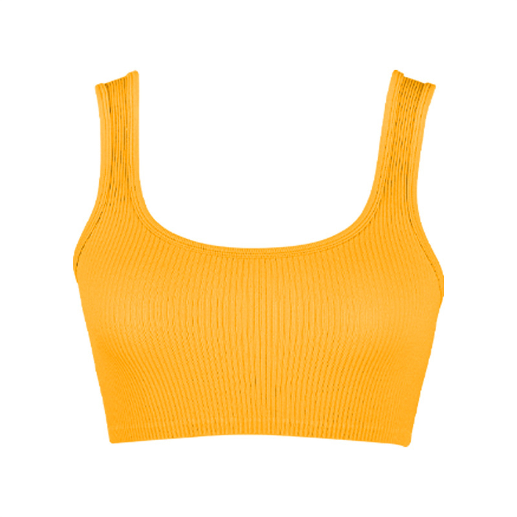 Womens Ribbed Longline Sports Bra 8