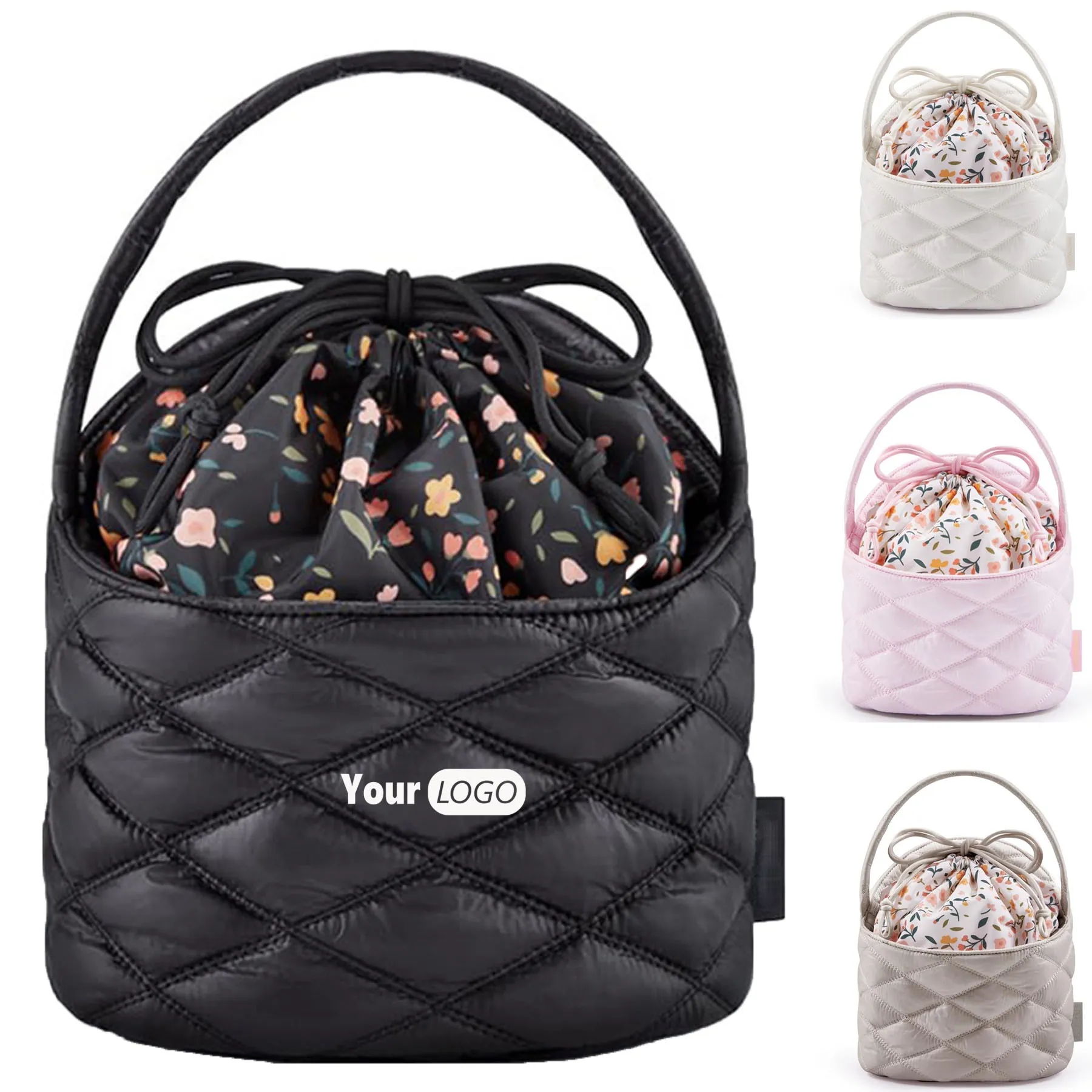 Drawstring Bucket Cosmetic Bag 4