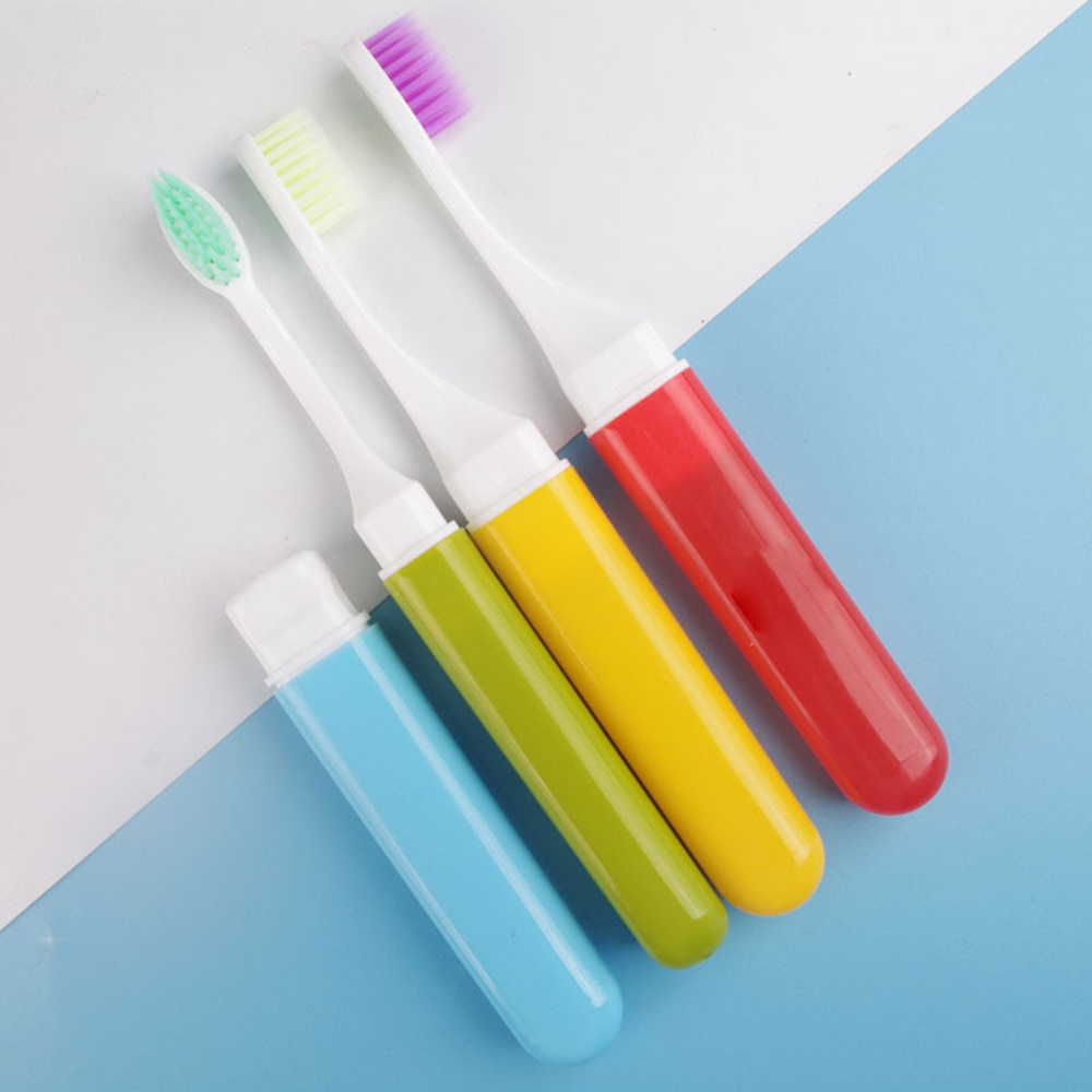 Portable Folding Toothbrush Plastic Hotel Disposable