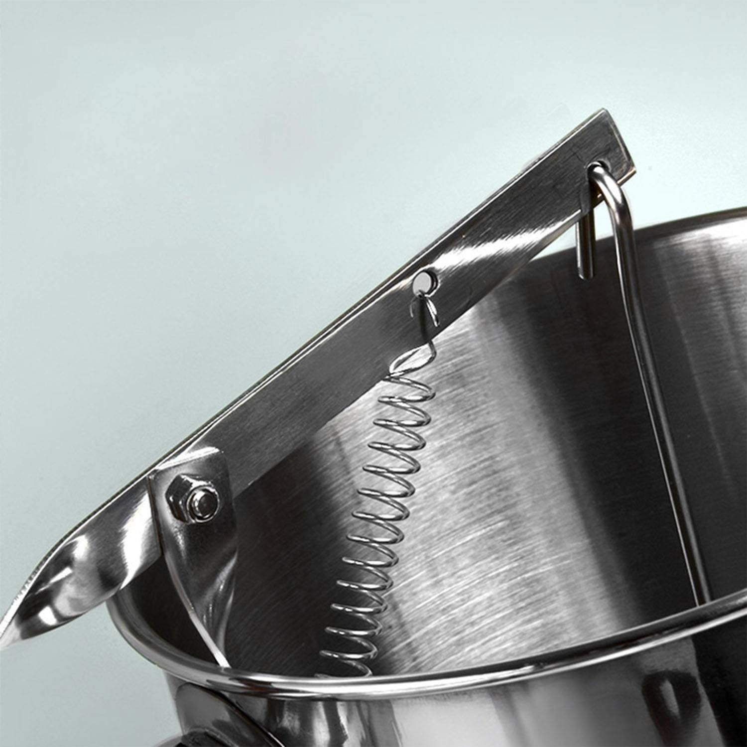 Stainless Steel Fishball Funnel With Rack 6