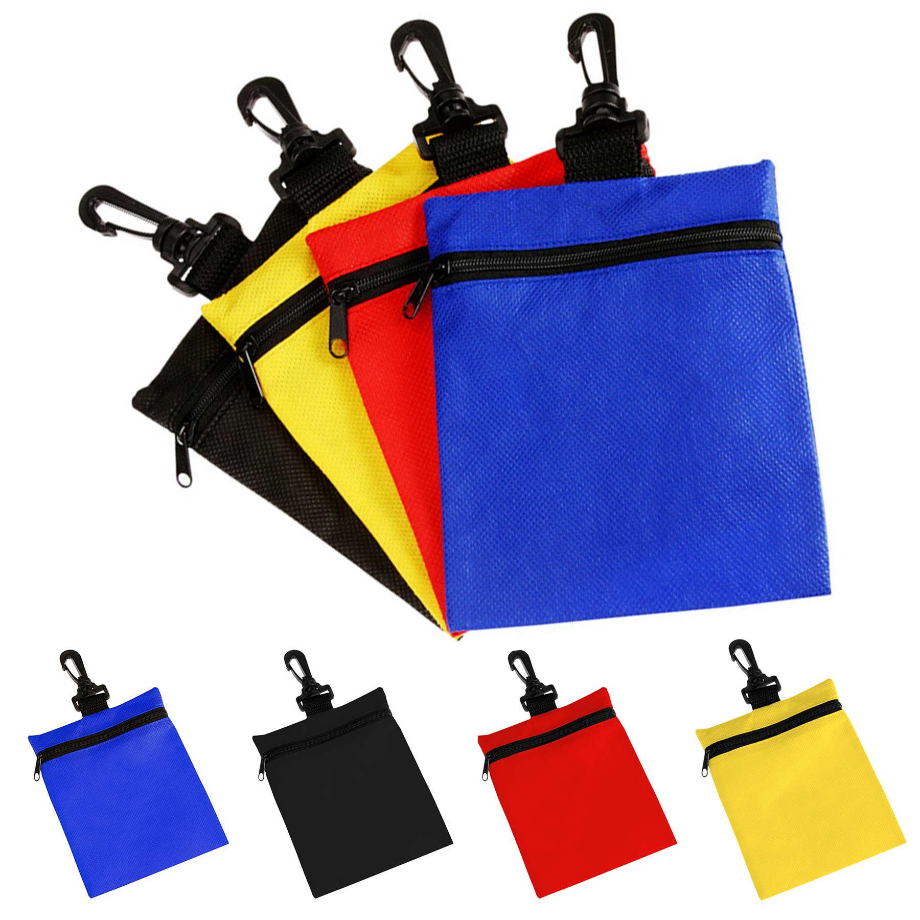 Non-Woven Zippered Pouches 1