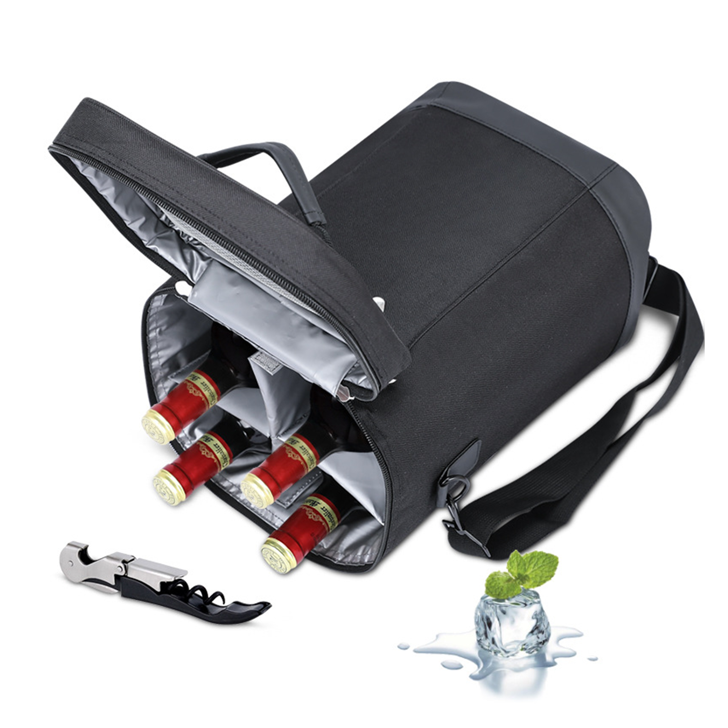 Insulated Oxford Wine Bottle Bag 4