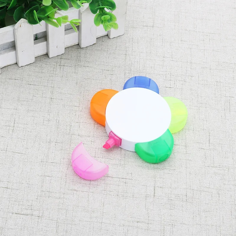 Five-Color Sunflower Highlighter 3