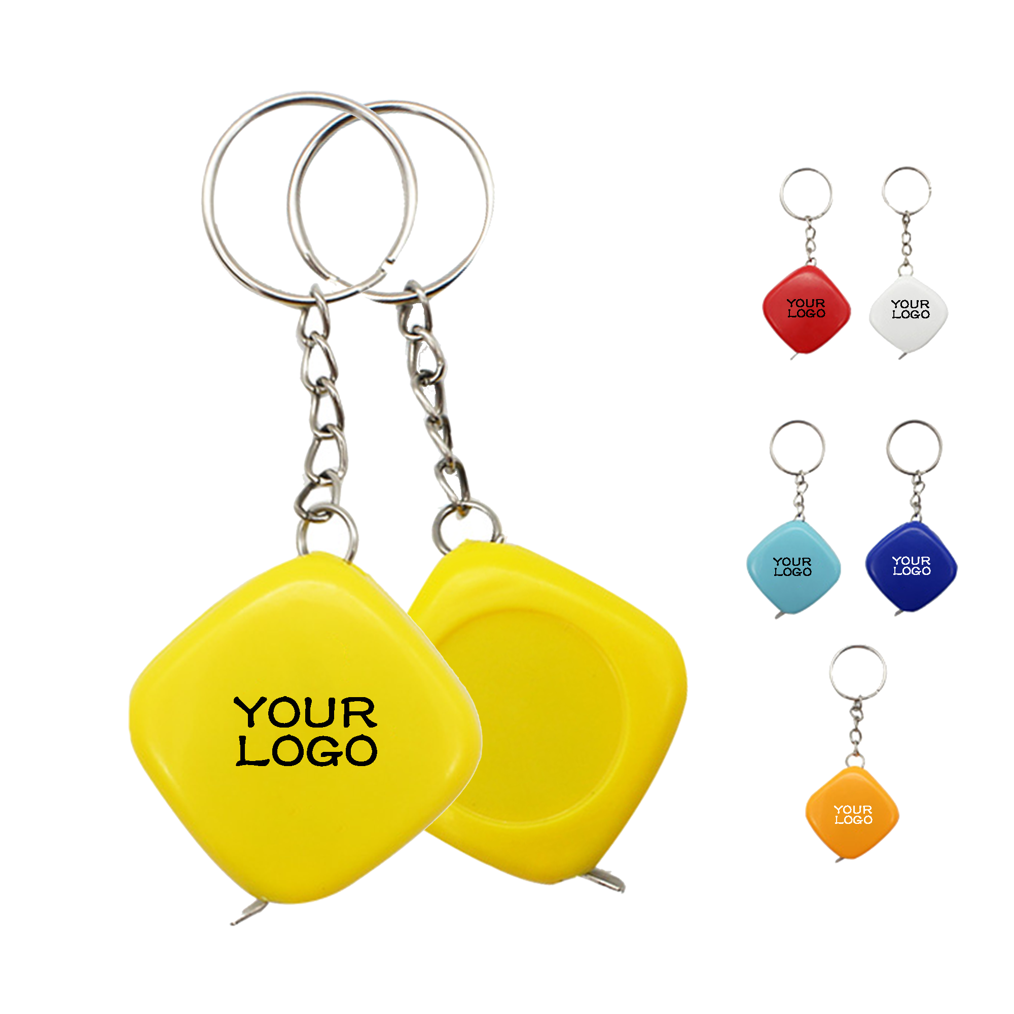 MOQ 20 PCS Custom Logo Retractable Measuring Tape 2