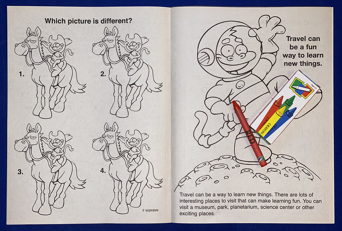 COLORING SET - Travel Fun For Everyone Coloring Book Fun Pack 4