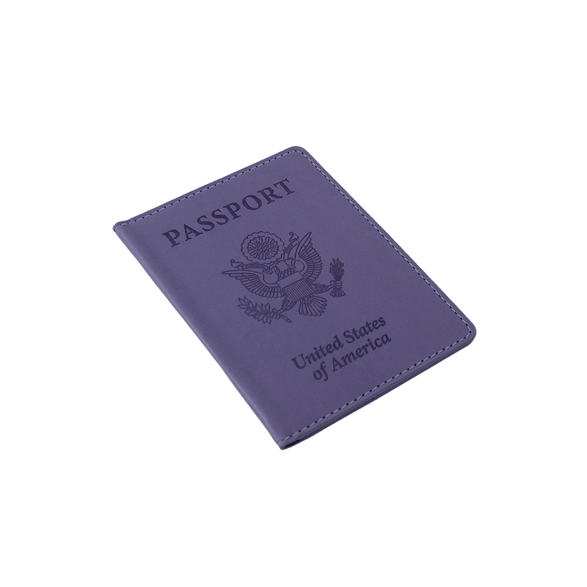 PU Leather Passport And Vaccine Card Holder Dual Pocket 8