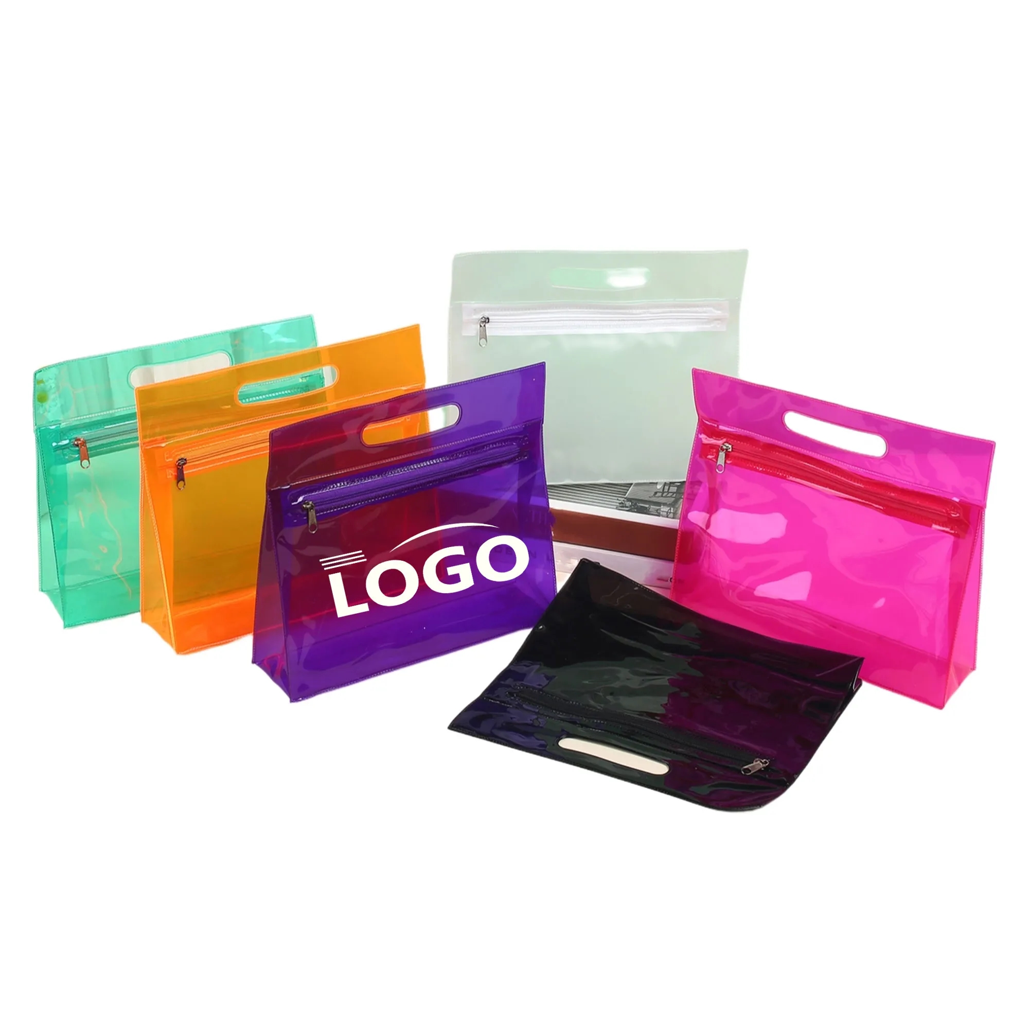 Waterproof PVC Toiletry Bag Transparent Makeup Pouch 6