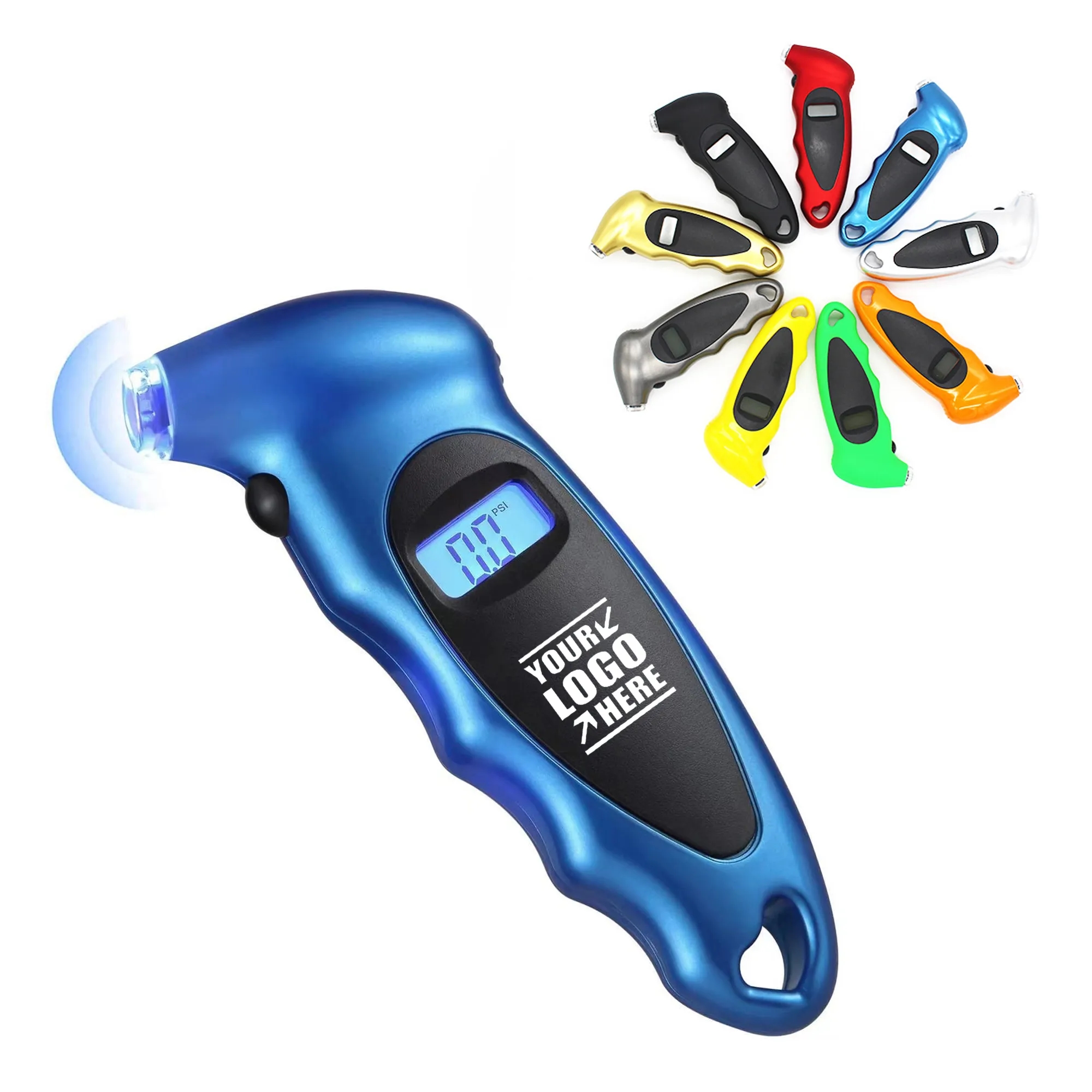 MOQ 50pcs Auto Digital Tire Pressure Gauge 3