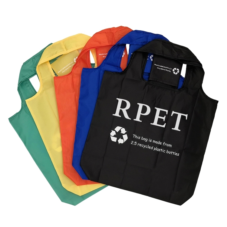 RPET Polyester Foldable Grocery Shopping Bag 3