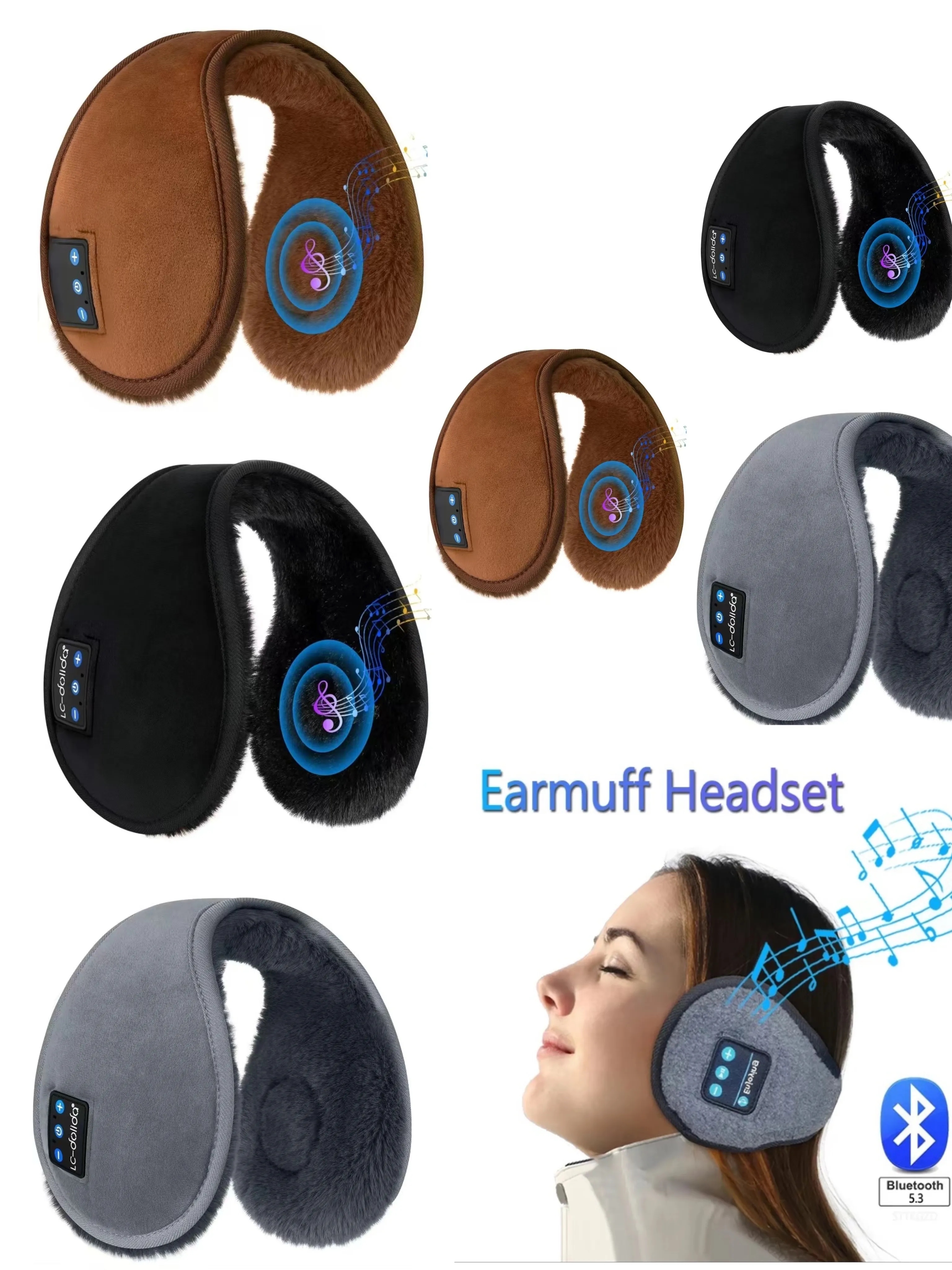 Bluetooth music earmuffs for warmth 5