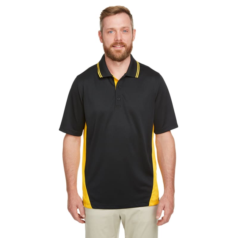 Harriton Men's Flash Snag Protection Plus IL Colorblock Polo 8