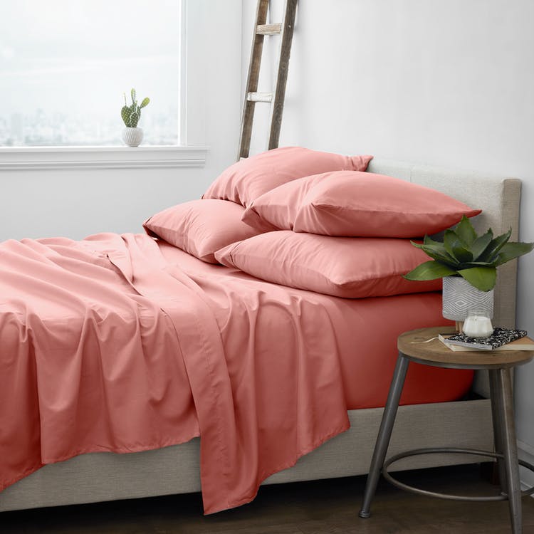 Bed Sheet Sets - Clay 6 Piece Queen Ultra Soft 2