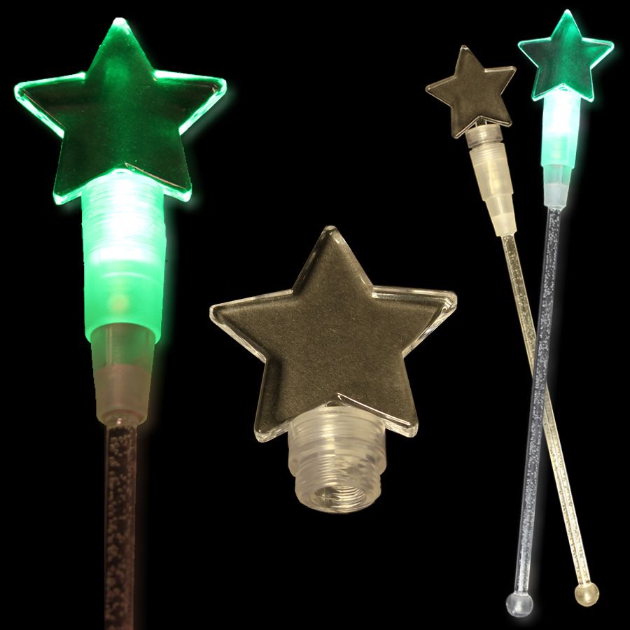 Green 9" Light Up Cocktail Stirrer 7