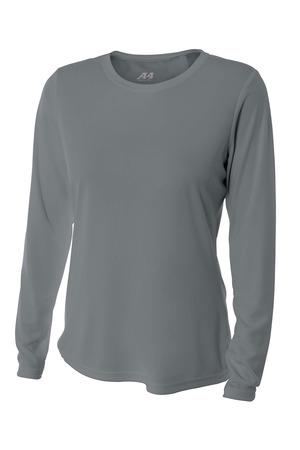 A4 Women's Cooling Performance Long Sleeve Tee A4NW3002 44