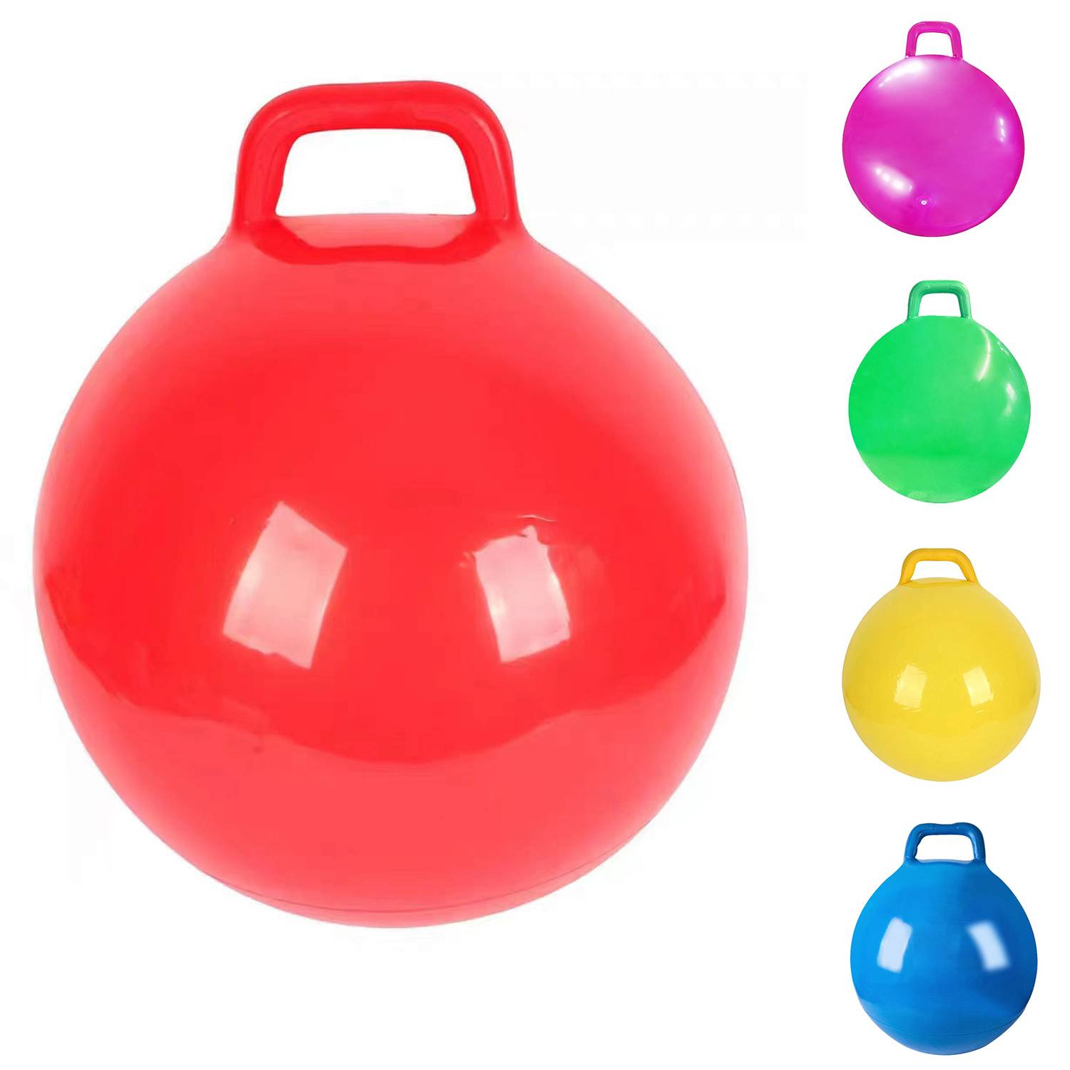18 Inch Kids Thickened PVC Handle Hopper Ball 5
