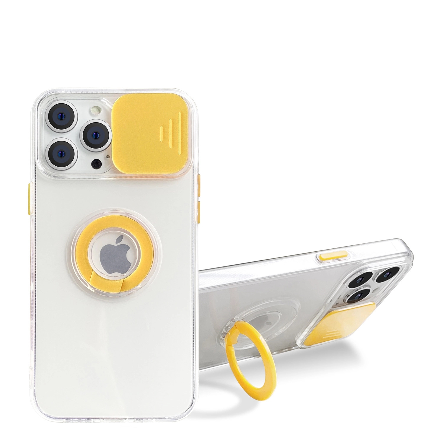Phone Case  with Ring Holder Slide Camera Cover 4