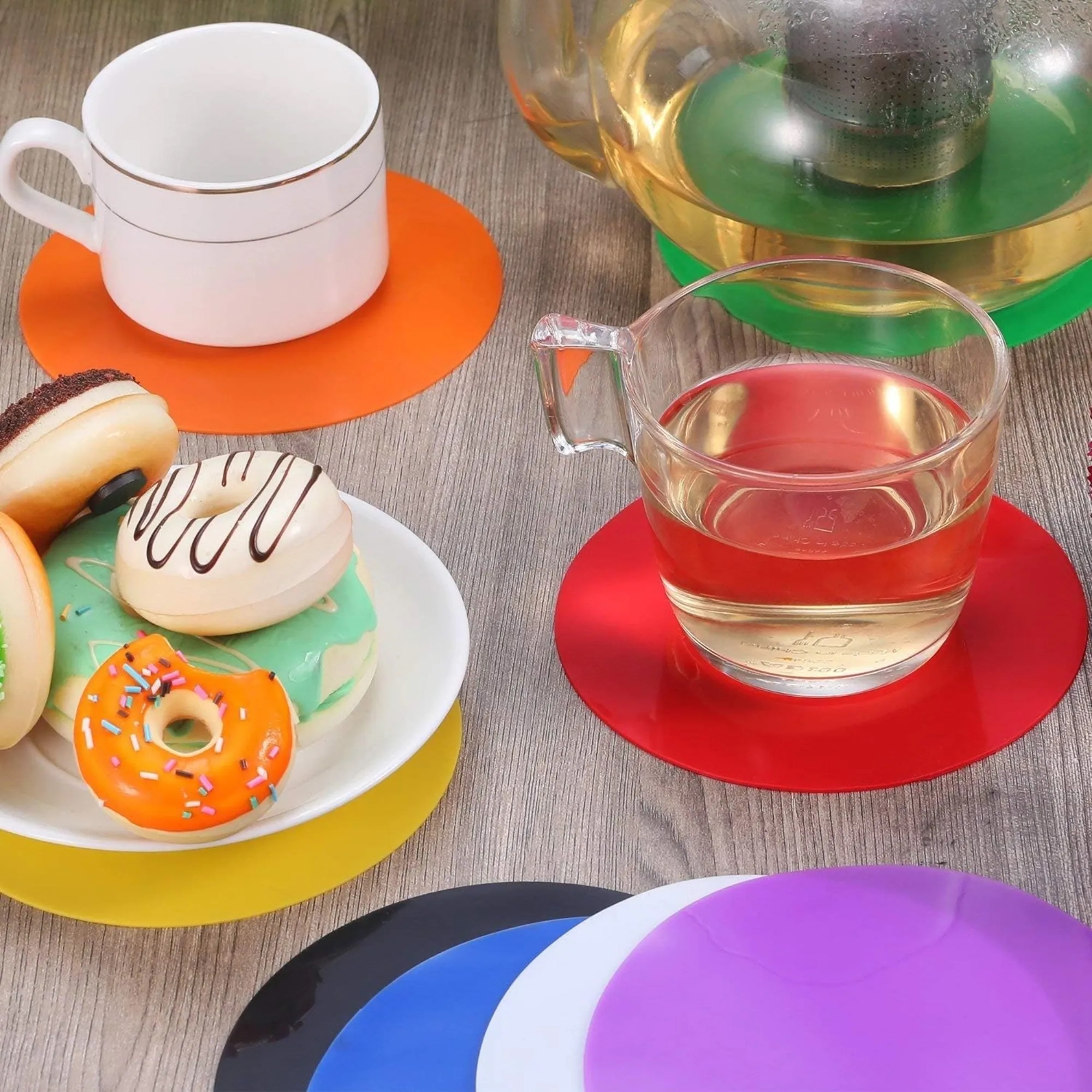 Silicone Round Jar Opener Coaster 2
