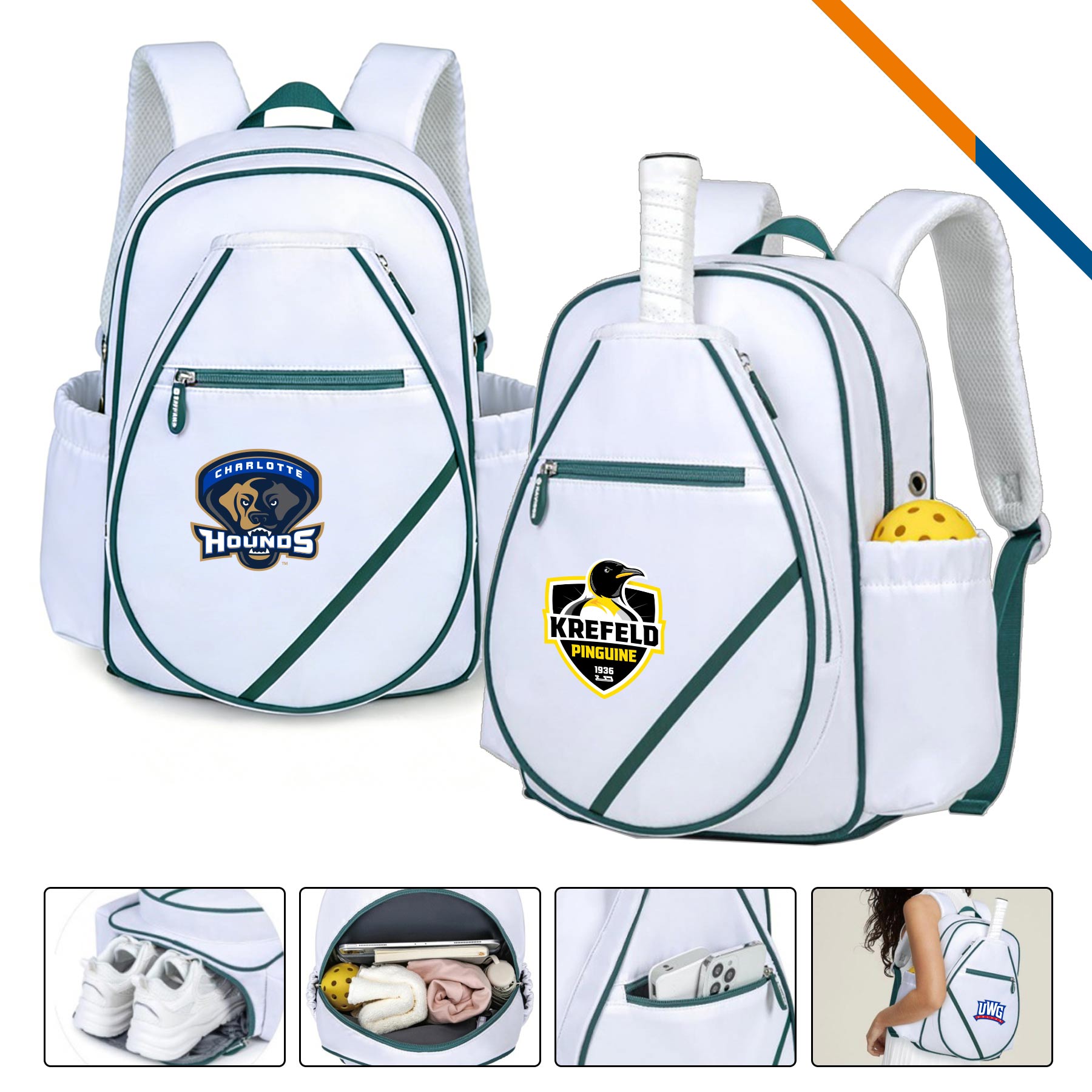 Lorik Nylon Pickleball Backpack 1
