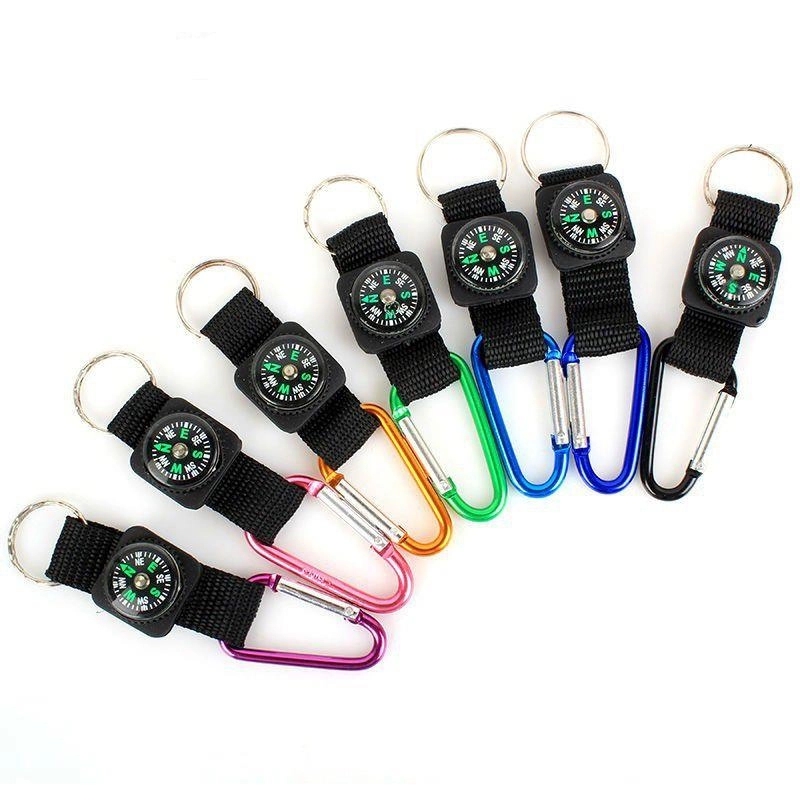 Combo Carabiner Compass Keychain 5