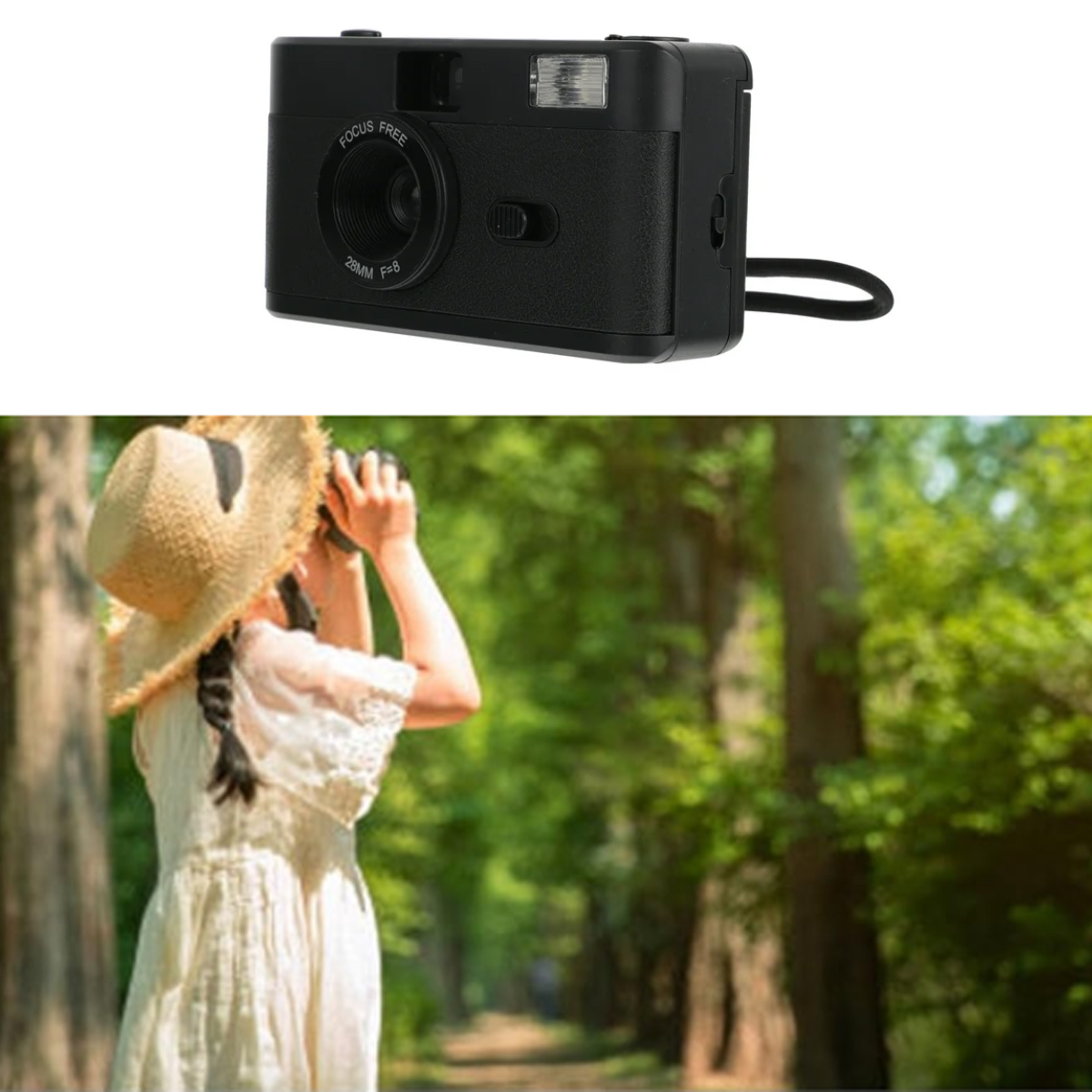 Retro Style Disposable Film Camera With Flash for Events 3