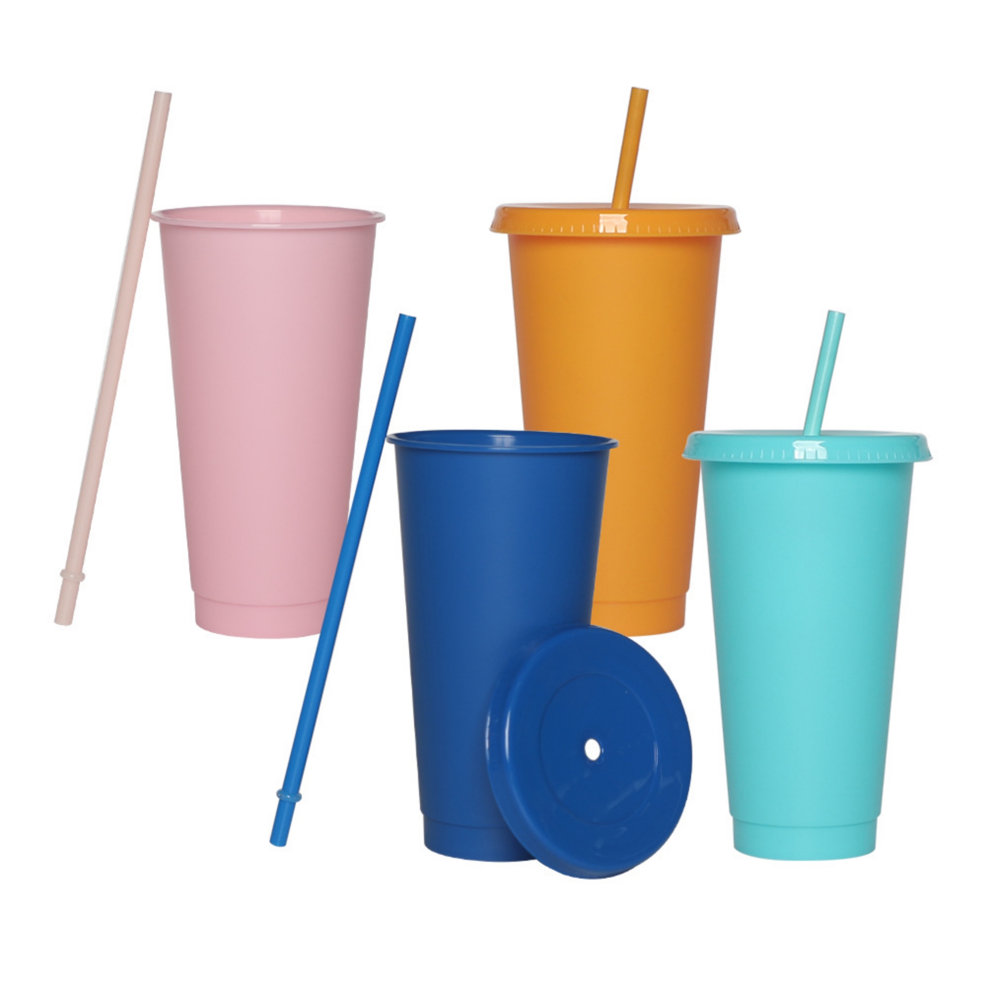 24 oz Tumbler With Straw And Lid 5