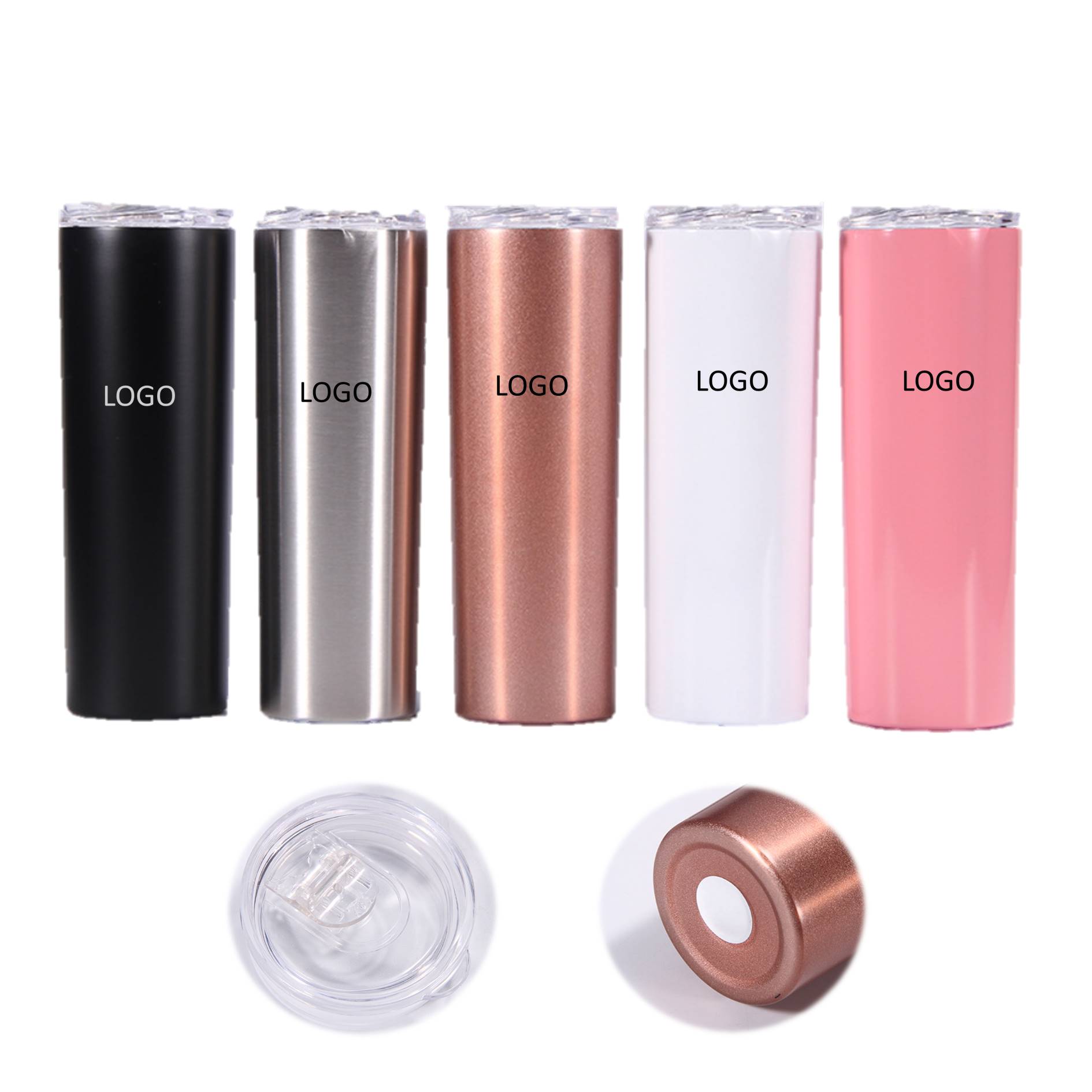 Portable 20oz Coffee Cup Tumbler w/Straw 2
