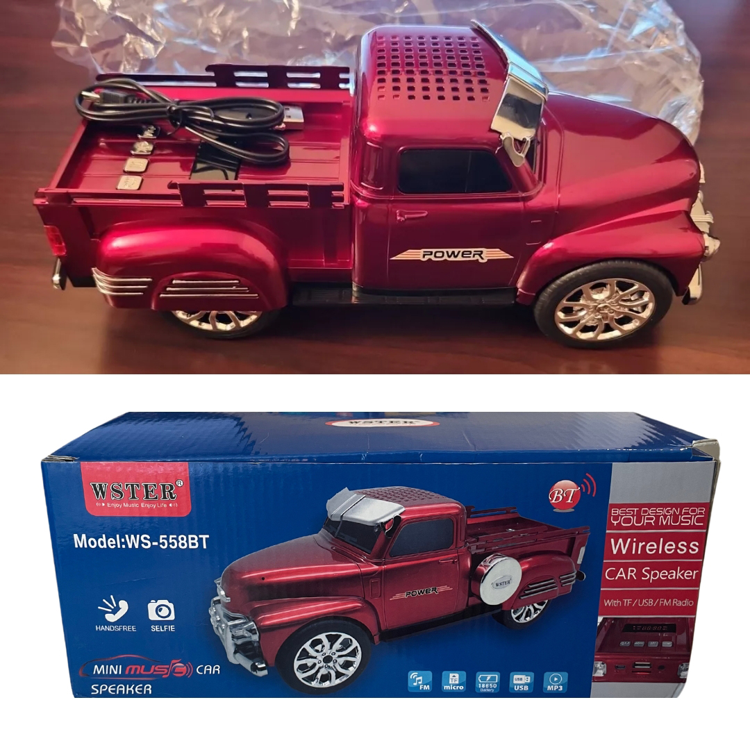 SonicWave Drive Pickup Truck-Shaped Bluetooth Speaker 8