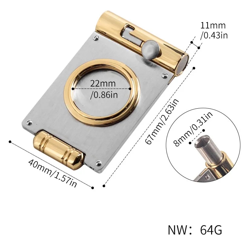 Push Guillotine Cigar Cutter 4